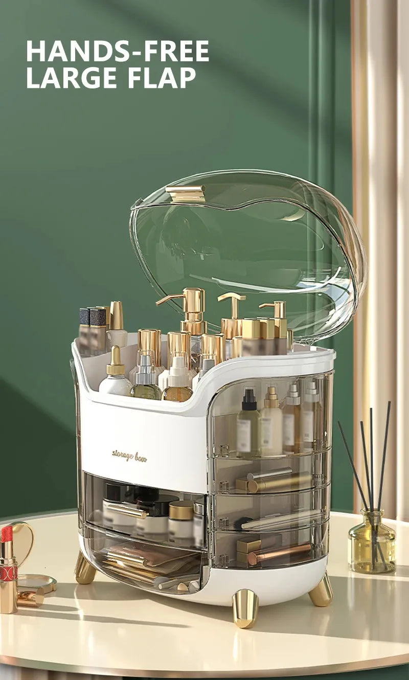 Boîte de Rangement Cosmétique Multifonction – Élégante & Pratique