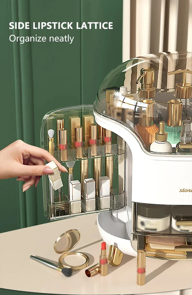 Boîte de Rangement Cosmétique Multifonction – Élégante & Pratique