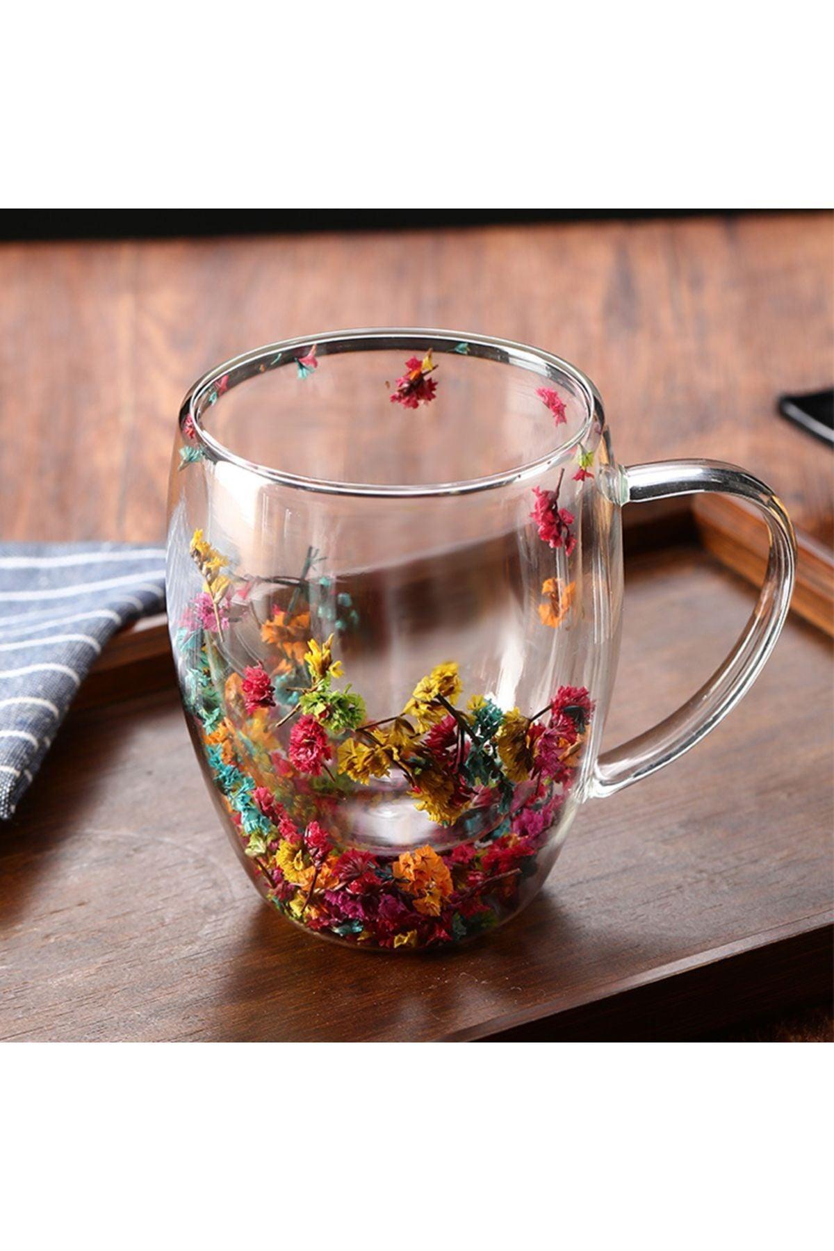 4 FleurGlass - L'élégance naturelle dans une tasse
