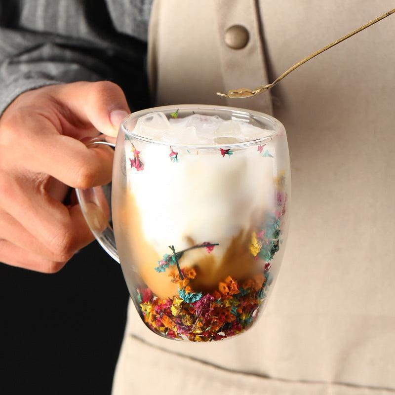 4 FleurGlass - L'élégance naturelle dans une tasse
