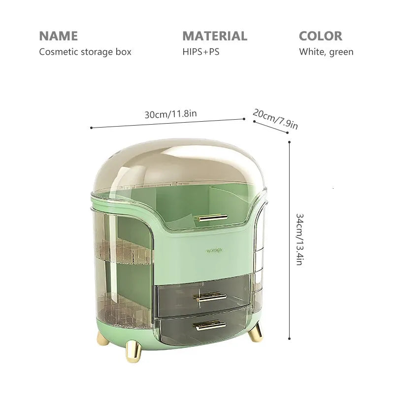 Boîte de Rangement Cosmétique Multifonction – Élégante & Pratique