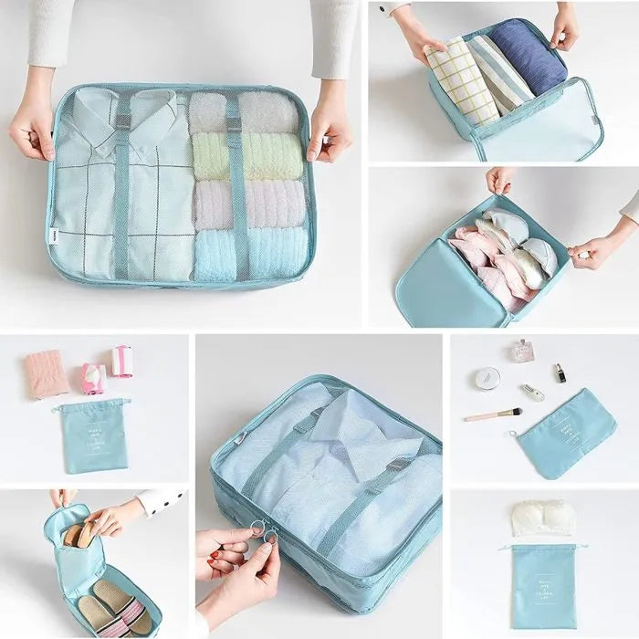 Sacs de rangement pour voyage 8 Piéces