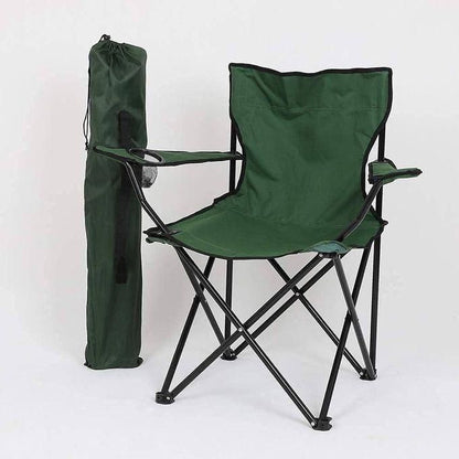 Chaise de plage ou camping Premium pliante avec sac et porte-gobelet