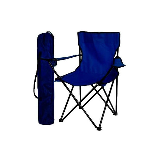Chaise de plage ou camping Premium pliante avec sac et porte-gobelet