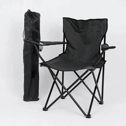 Chaise de plage ou camping Premium pliante avec sac et porte-gobelet