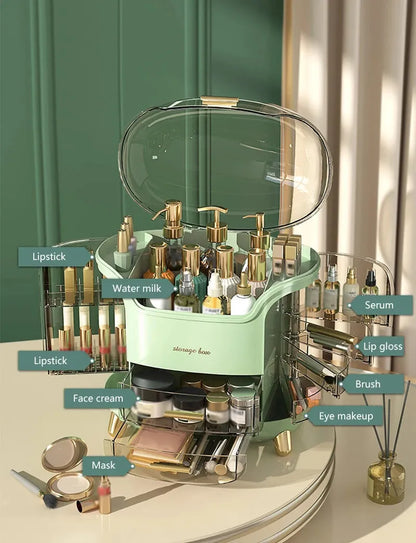 Boîte de Rangement Cosmétique Multifonction – Élégante & Pratique