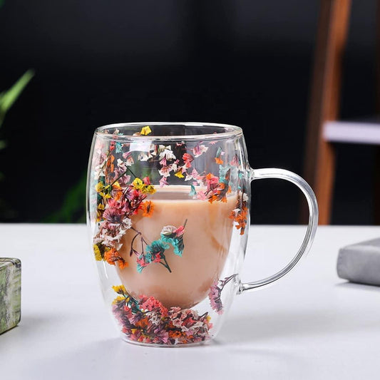 4 FleurGlass - L'élégance naturelle dans une tasse