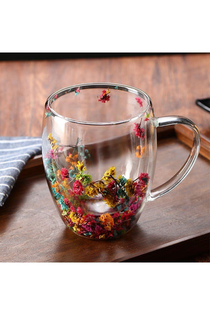 4 FleurGlass - L'élégance naturelle dans une tasse