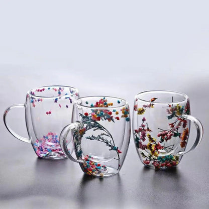 4 FleurGlass - L'élégance naturelle dans une tasse